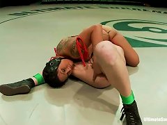 Easy Victory For Dragonlily Ends Up With Strapon Fucking For Shae Simone